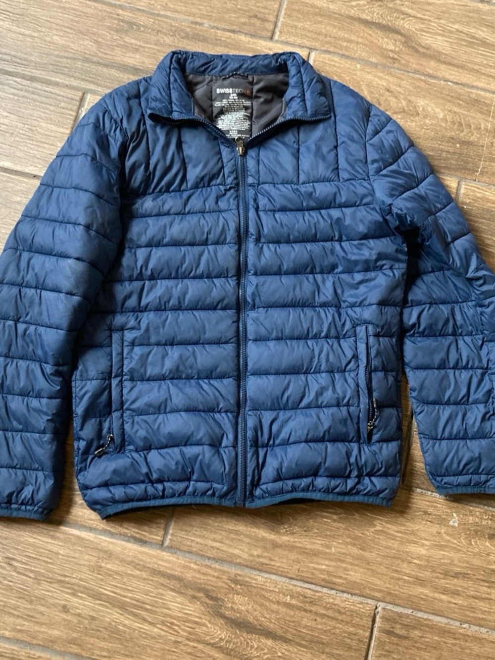 Swiss Tech blue puffer jacket